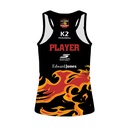 The Villages Heat | Black Racerback Tank Back