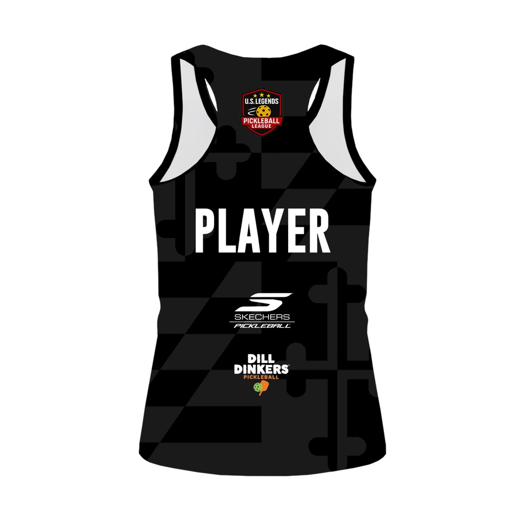 Maryland Mayhem | Black Racerback Tank Back