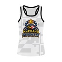 Maryland Mayhem | White Racerback Tank