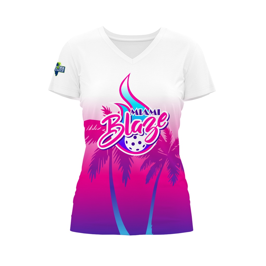 Miami BLAZE | Ladies SS V-Neck