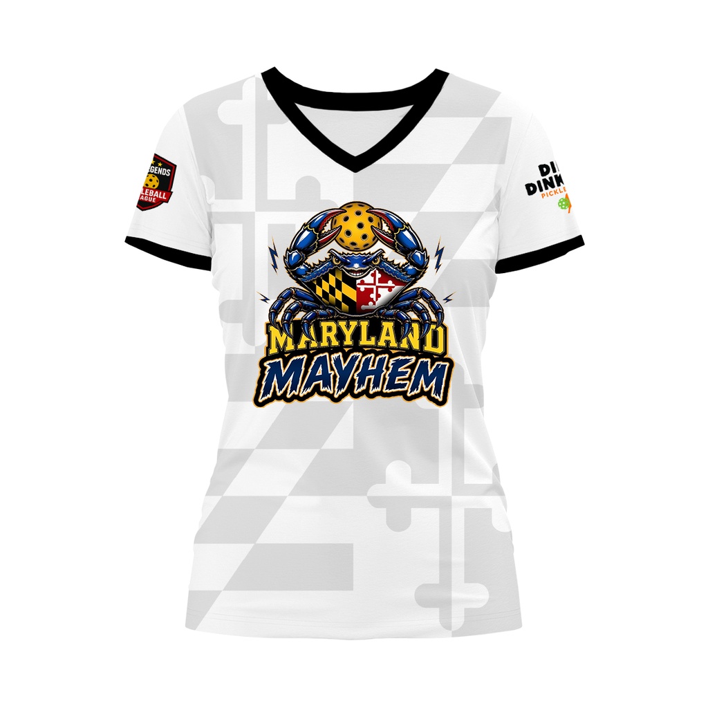 Maryland Mayhem | Ladies White Jersey