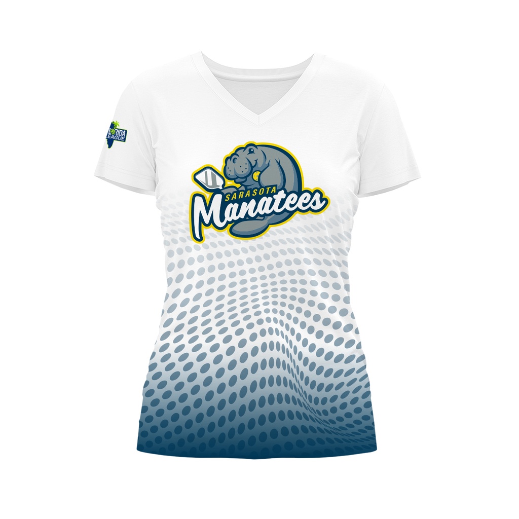Sarasota MANATEES | Ladies SS V-Neck