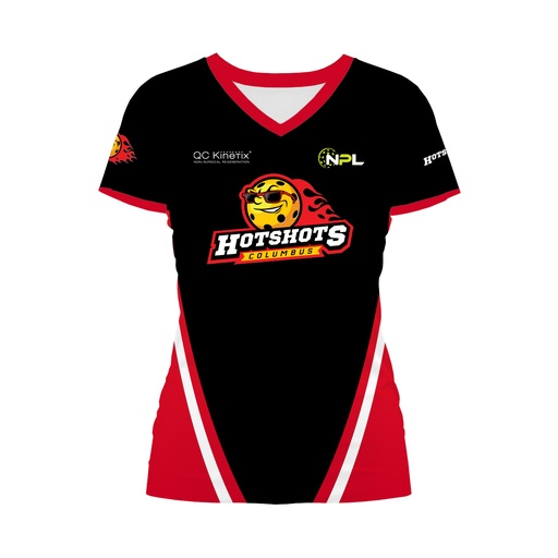 Columbus HOTSHOTS | Ladies SS V-Neck
