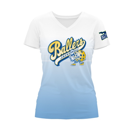 Jacksonville BALLERS | Ladies SS V-Neck
